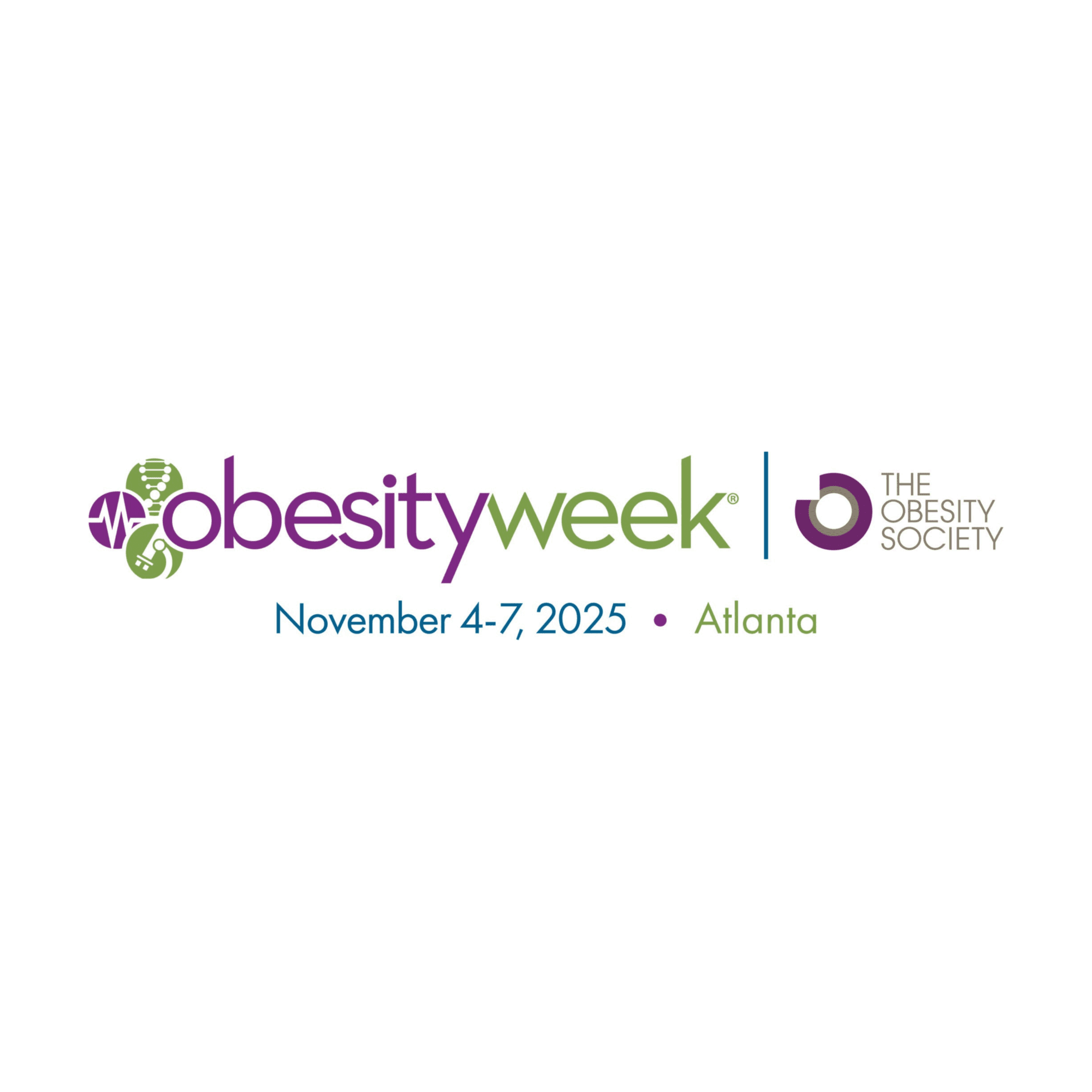 Obesity Week Meeting logo. Javara will be attending the 2025 conference.